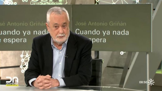 Jose Antonio Griñán, durante la entrevista
