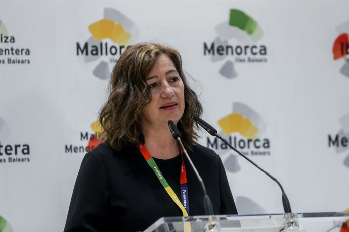 Archivo -  La presidenta del Govern balear, Francina Armengol