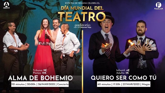 Actividad cultural en Colmenar Viejo por el Día Mundial del Teatro