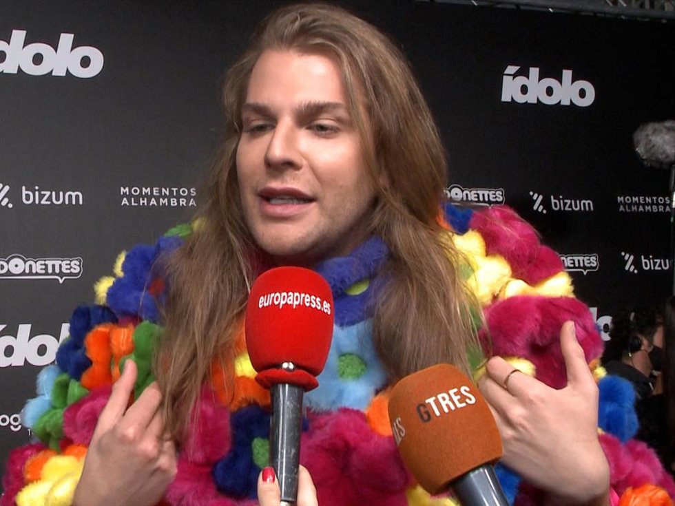 Eduardo Navarrete en los premios Ídolo
