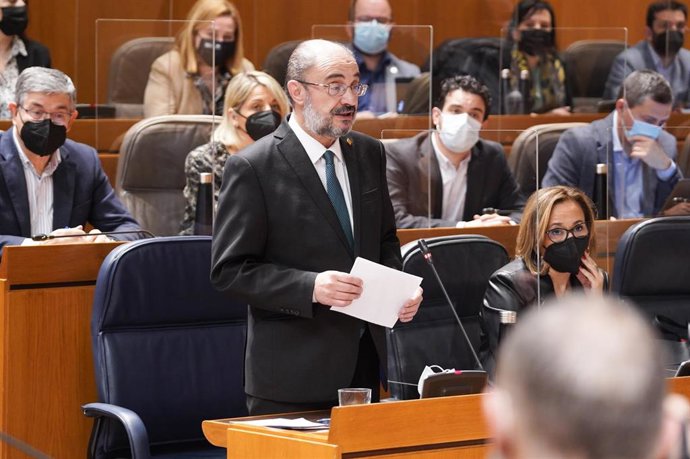 El presidente del Gobierno de Aragón, Javier Lambán.