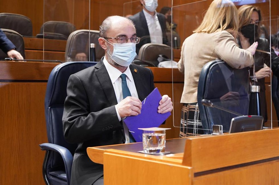 El presidente del Gobierno de Aragón, Javier Lambán.