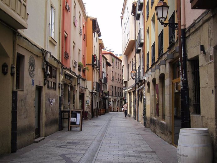 Archivo - Calle Laurel de Logroño