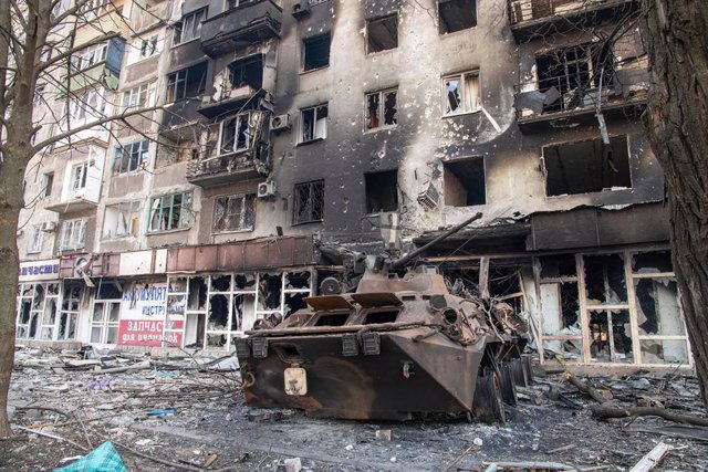Ataque ruso contra la ciudad ucraniana de Mariúpol 