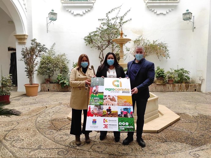 La presidenta de Iprodeco, Dolores Amo, en la presentación de 'AgroCarlota'.