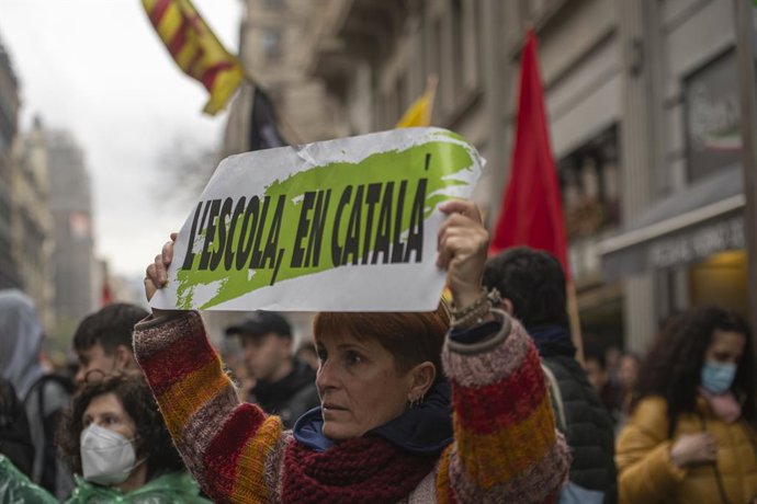 Vaga per la sentncia del 25% de castell en l'educació catalana