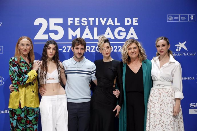 Photocall de 'Las niñas de cristal' en el Festival de Cine de Málaga