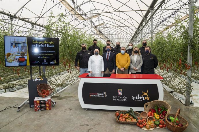 Presentación del programa de actividades de Sabores Almería en Madrid Fusión 2022