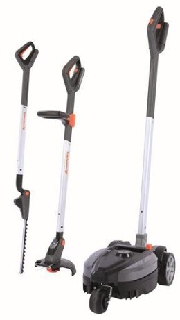 Mehr Flexibilitt für die Gartenarbeit: Mit der neuen Produktserie iFlex prsentiert Yard Force  leistungsstarke 12V- Gartenmaschinen, einen Mulch-Rasenmher, einenTrimmer sowie eine Heckenschere, die in kleinen Stadtgrten vielseitig einsetzbar sind und