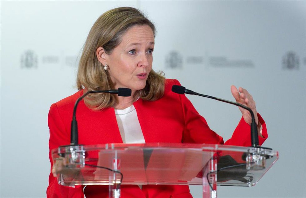 La vicepresidenta primera y ministra de Asuntos Económicos y Transformación Digital, Nadia Calviño.