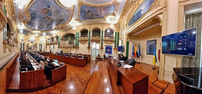 Pleno de la Diputación de Badajoz