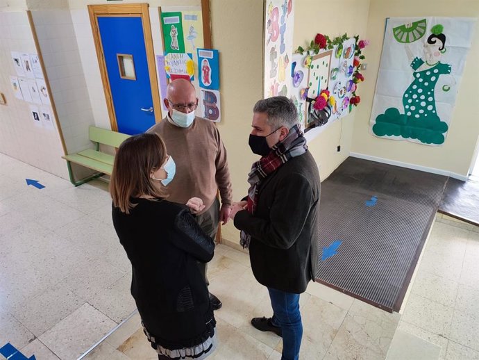 Visita al colegio Santa Lucía.
