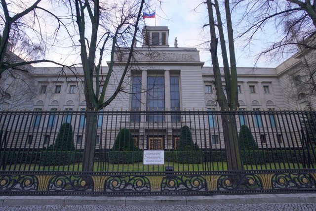 Archivo - Embajada de Rusia en Berlín, Alemania