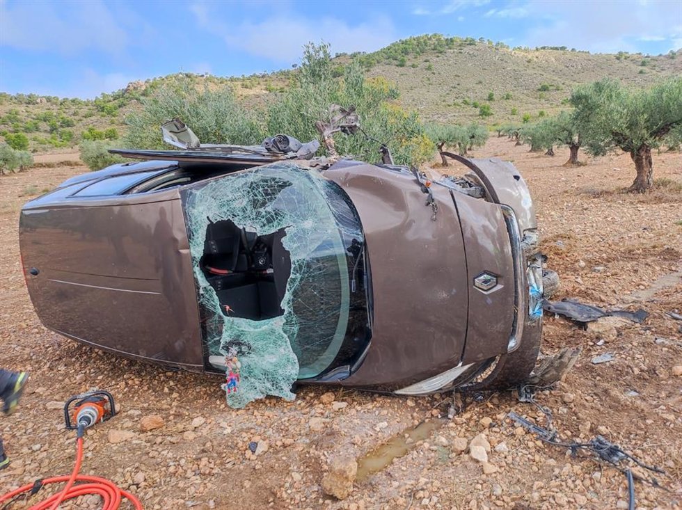 Archivo - Imagen de archivo de un accidente de tráfico