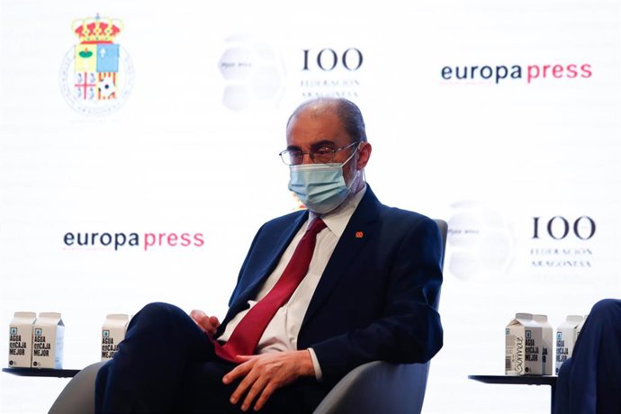 Archivo - El presidente del Gobierno de Aragón, Javier Lambán.