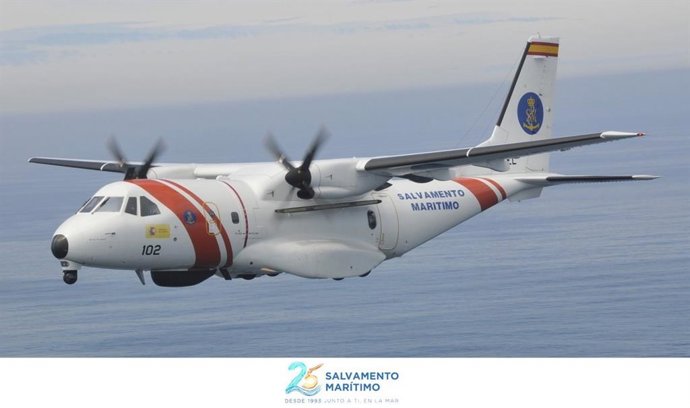 Archivo - Avión de Salvamento Marítimo. Archivo.