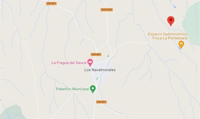 Camino Villarejo de la localidad toledana de Los Navalmorales