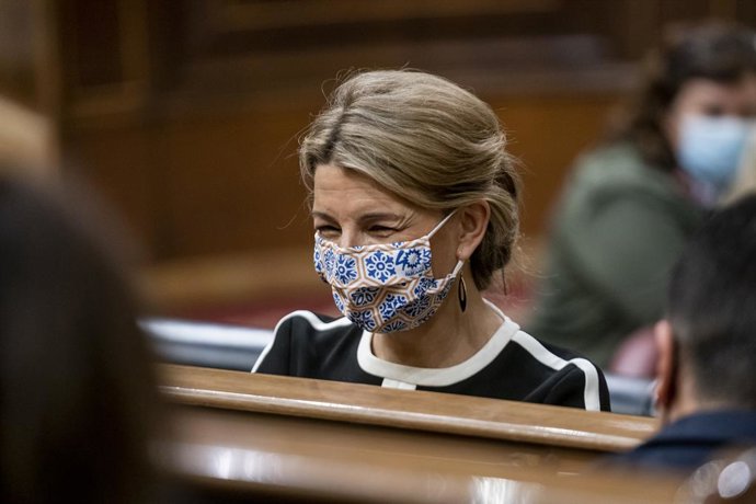 La vicepresidenta segona i ministra de Treball i Economia Social, Yolanda Díaz