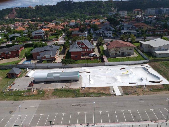 Skate park de Salinas, en Castrillón