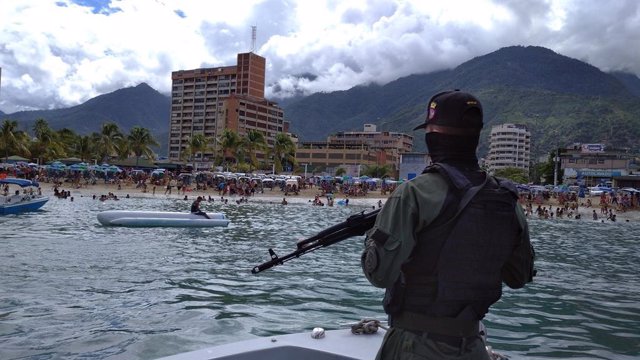 Archivo - Embarcación de patrulla de los Guardacostas de Venezuela