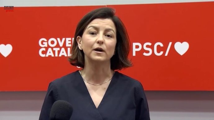La portavoz del PSOE en el Senado y dirigente del PSC, Eva Granados