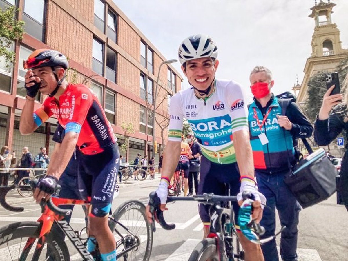 Higuita is crowned champion of the Volta in Montjuïc and Bagioli takes the last stage