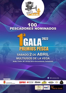 Arroyo (Valladolid) acogerá el 2 de abril la I Gala Nacional de Pesca y la entrega de los premios 'Río de la Vida'
