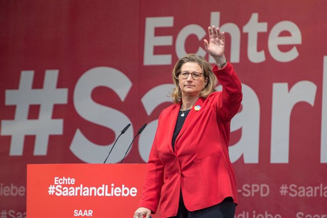 La líder del SPD en el Sarre, Anke Rehlinger 
