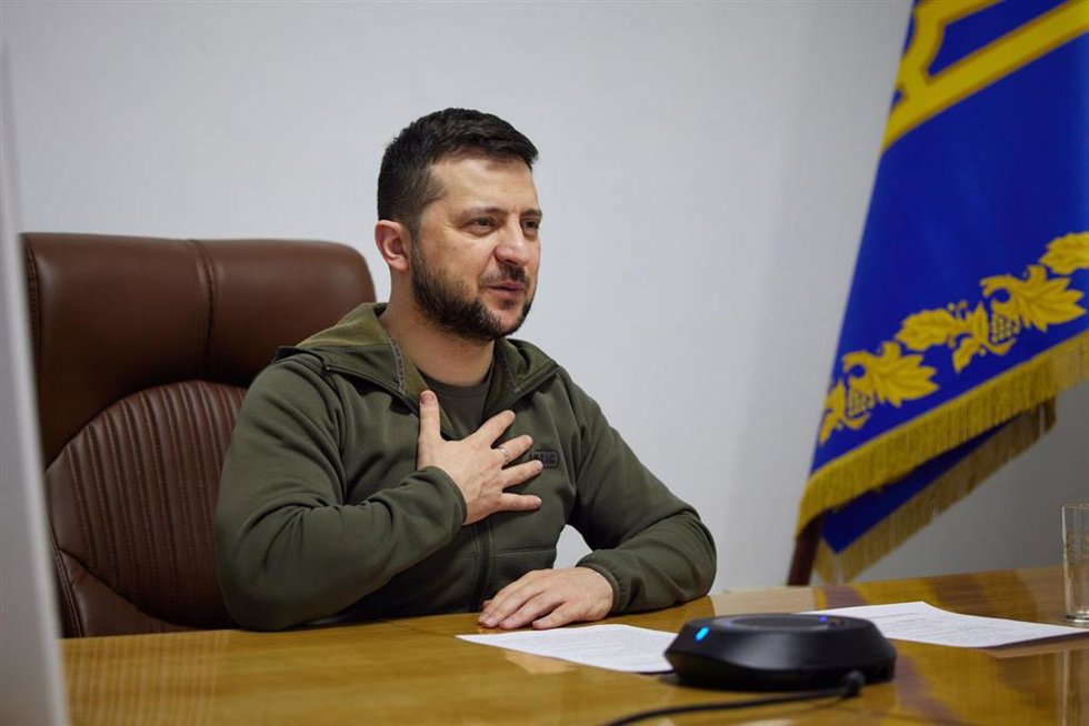 El presidente de Ucrania, Volodimir Zelenski