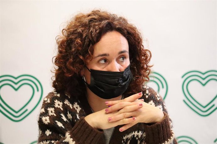 La parlamentaria de Unidas Podemos por Andalucía Ana Naranjo, en una foto de archivo.