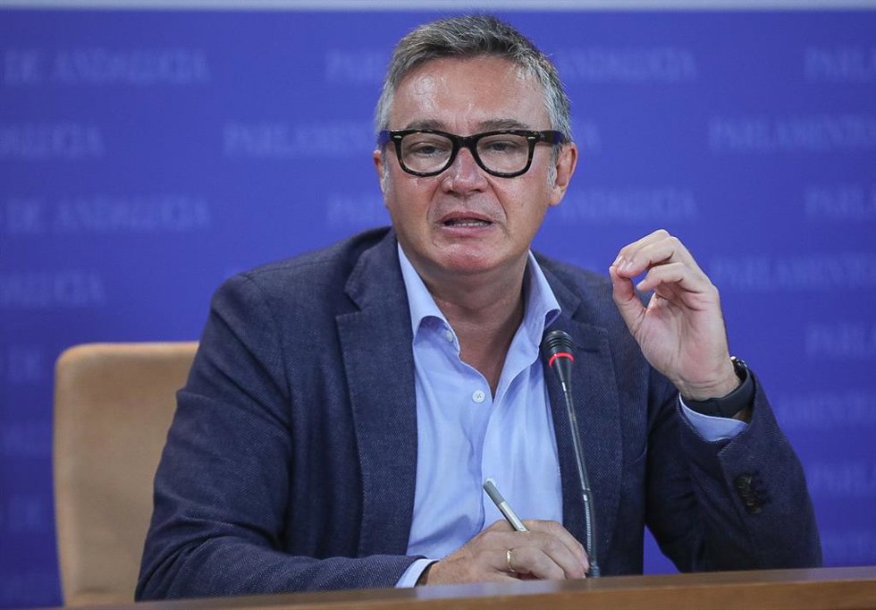 Archivo - El portavoz parlamentario de Vox en Andalucía, Manuel Gavira