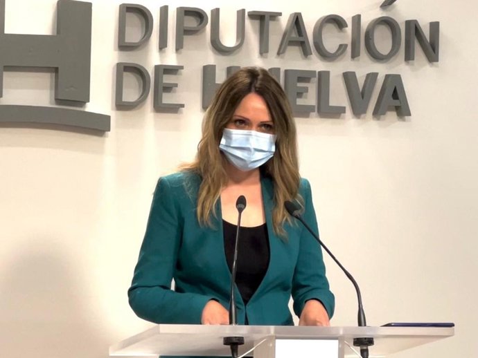 La diputada provincial de Cs, en la Diputación de Huelva, María Ponce.
