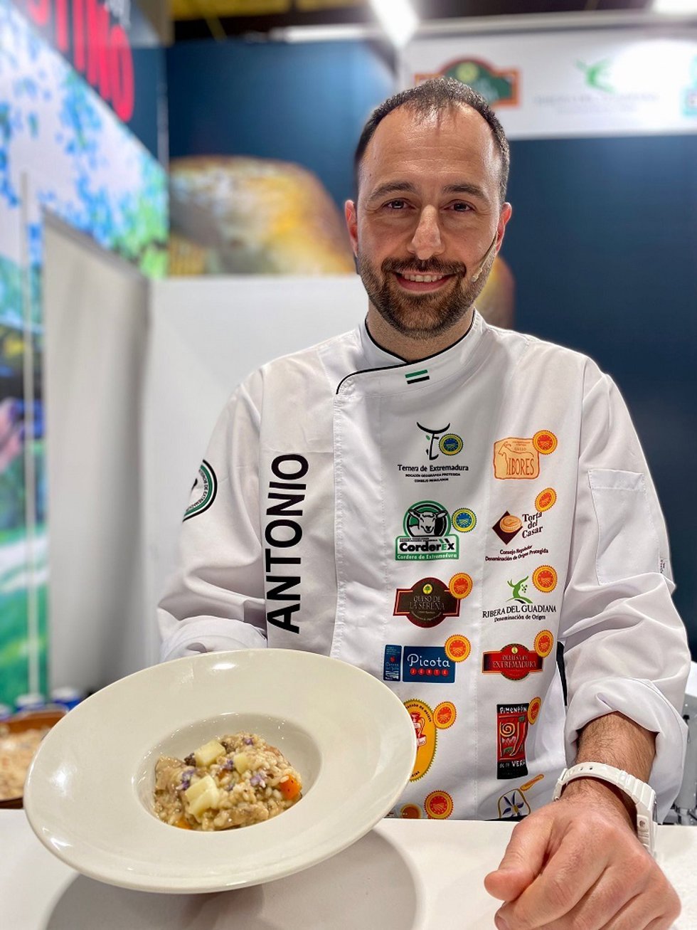La Diputación de Badajoz promociona los productos certificados de la provincia en Madrid Fusión.