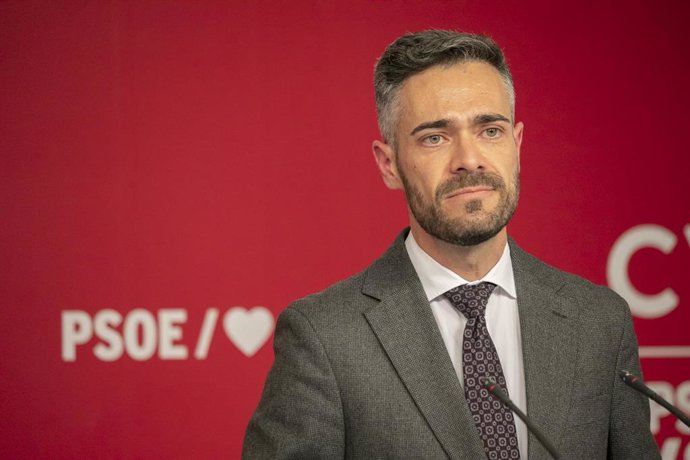 El portavoz de la Ejecutiva federal del PSOE, Felipe Sicilia, en una foto de archivo.