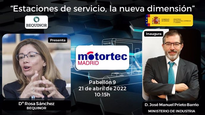 Cartel de Motortec Madrid 2022