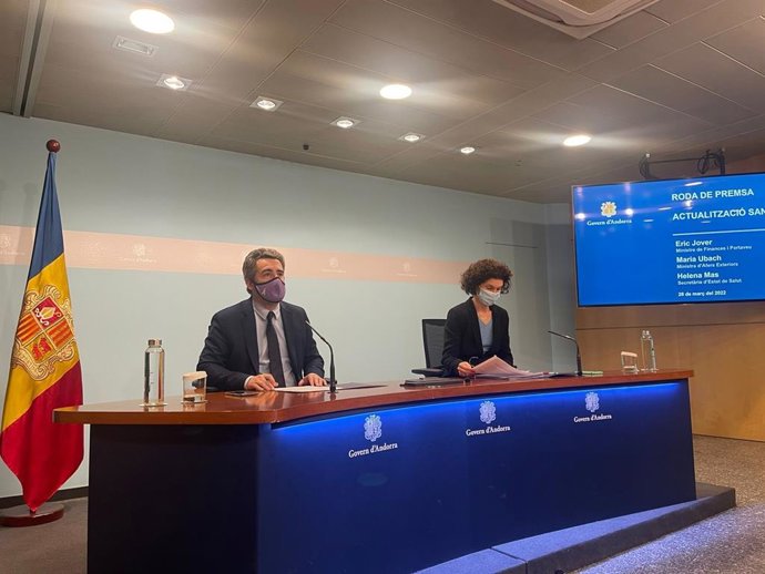 Els ministres Eric Jover i Maria Ubach