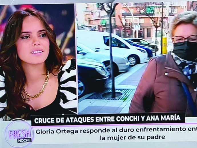 Archivo - Gloria Camila Ortega en una de sus intervenciones en 'Ya son las ocho'