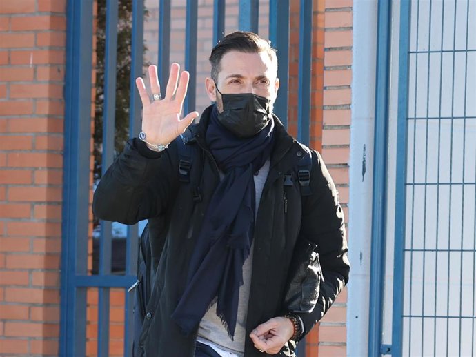 Antonio David Flores, saliendo de la casa de Marta Riesco en una imagen reciente