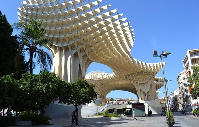 Archivo - La plaza de la Encarnación de Sevilla.
