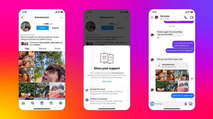 Instagram implementa una nueva herramienta apra encontrar y apoyar movimientos sociales