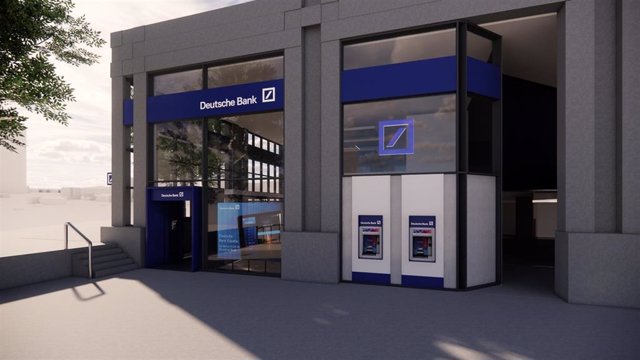 Archivo - Nueva oficina de Deutsche Bank.