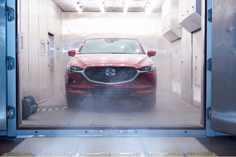 Pruebas en vehículos Mazda
