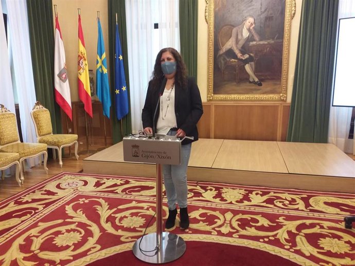 Marina Pineda, concejala de Hacienda del Ayuntamiento de Gijón