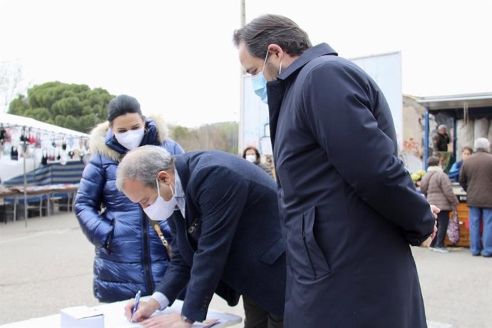 El presidente regional del PP, Paco Núñez, en Cuenca.