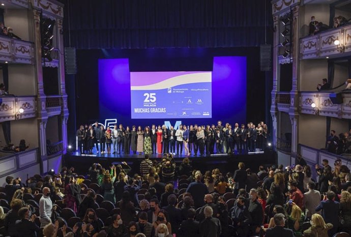 Clausura de la 25 edición del Festival de Cine de Málaga