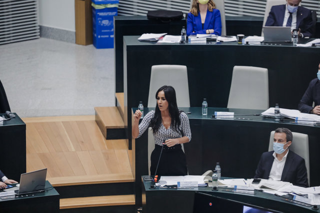 Begoña Villacís en el Pleno del Ayuntamiento