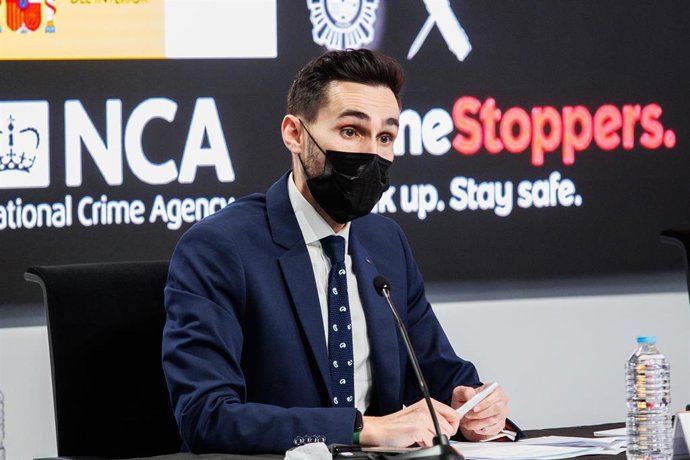 Archivo - El secretario de Estado de Seguridad, Rafael Pérez, interviene en la presentación de una campaña 