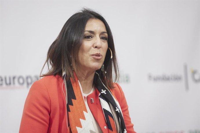 La secretaria de Relaciones Institucionales de Cs en Andalucía y presidenta del Parlamento, Marta Bosquet, en una imagen de 4 de marzo.