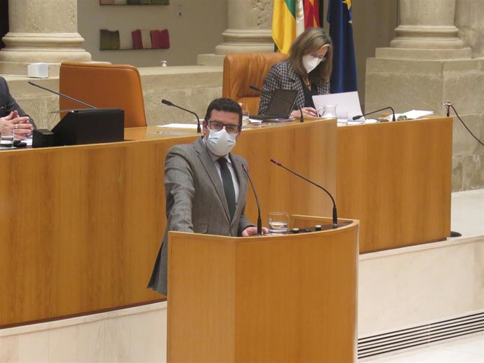 Archivo - El diputado del PP, Alfonso Domínguez, en un pleno parlamentario