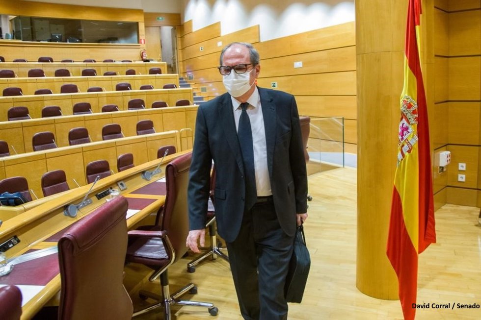 El Defensor del Pueblo, Ángel Gabilondo, en el Senado.
